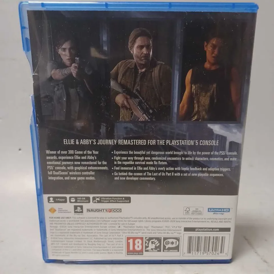 THE LAST OF US PART II REMASTERED (PS5)