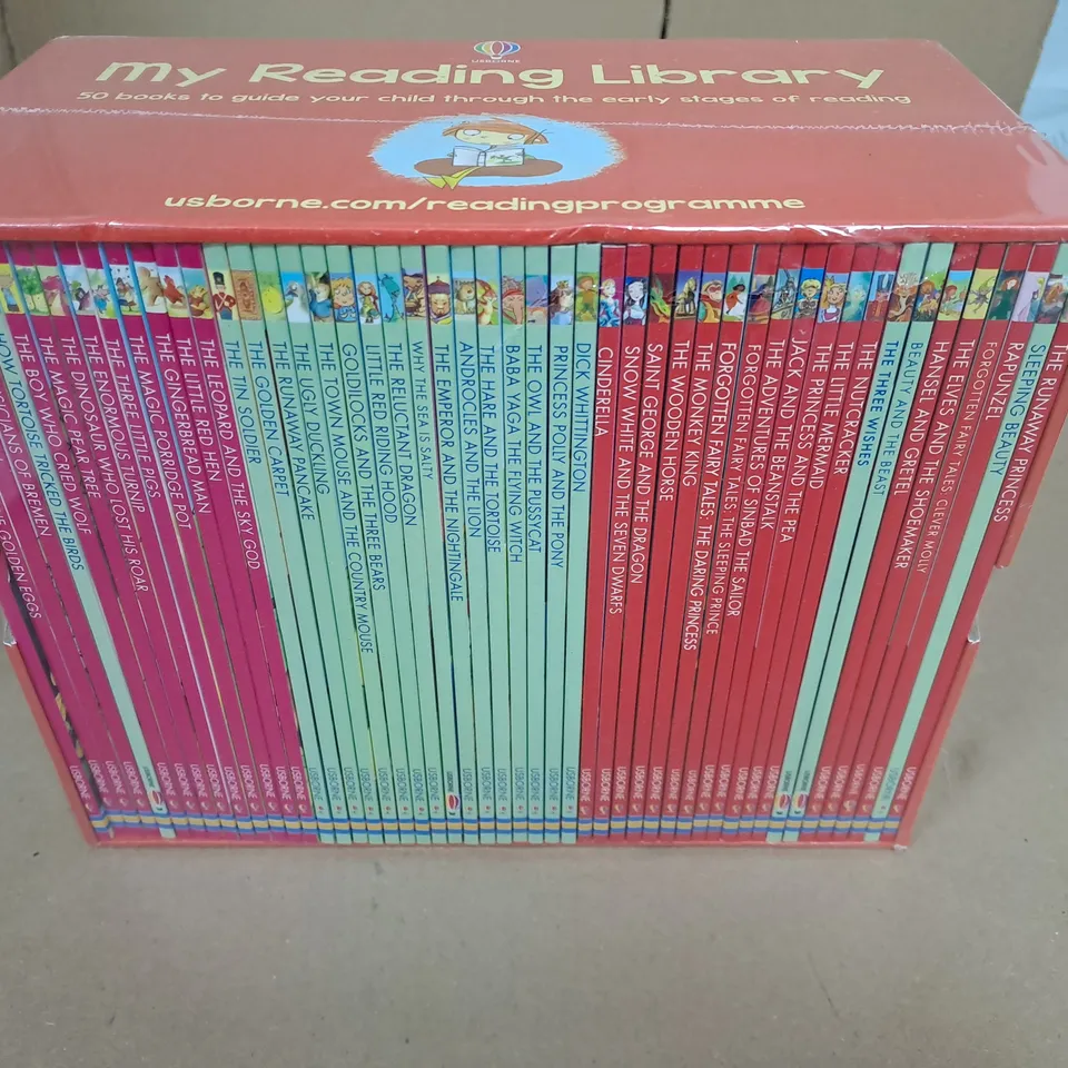 BOXED AND SEALED MY READING LIBRARY 50 BOOKS TO GUIDE YOUR CHILD THROUGH THE EARLY STAGES OF READING