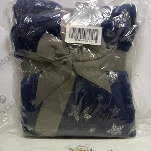 COZEE HOME FOIL ONESIE IN NAVY