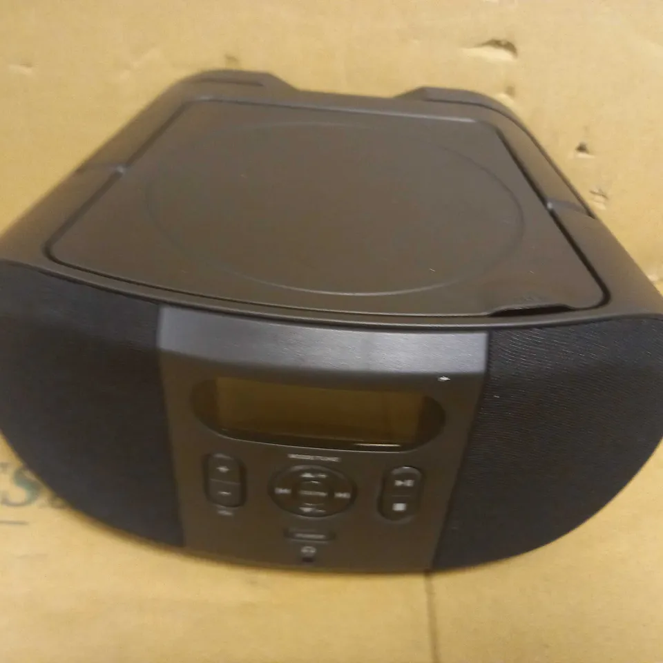 LOT OF 2 ASDA TECH CD BOOMBOX IN BLACK