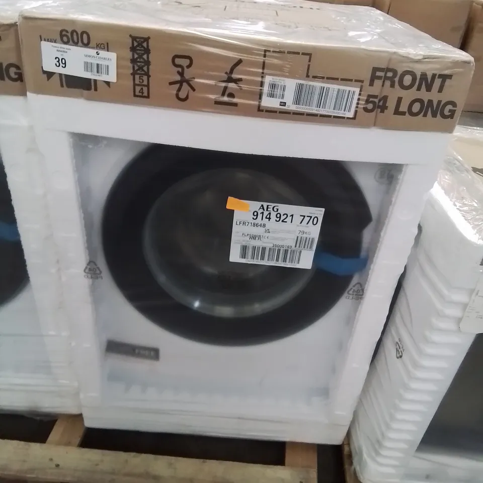 AEG 7000 SERIES PRO STEAM 8Kg WASHING MACHINE WHITE Model LFR71864B RRP £709
