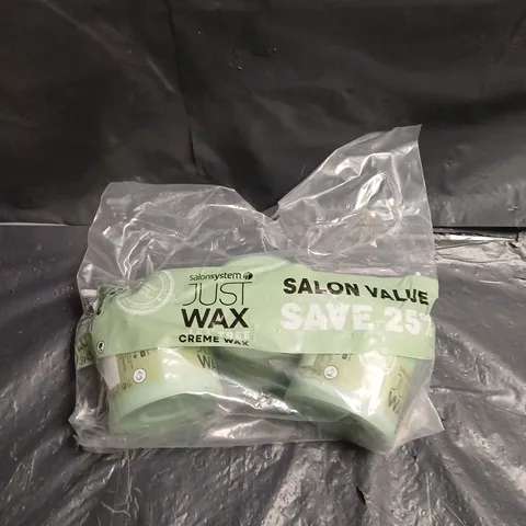 SALONSYSTEM JUST WAX TEA TREE CREME WAX 3X450G