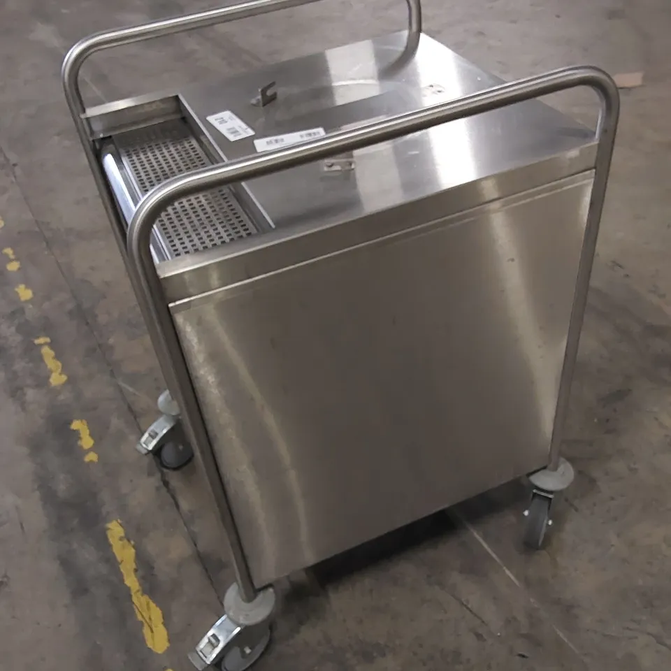  COMMERCIAL STAINLESS STEEL CATERING TROLLEY WITH WATER BOILER DISPENSER 