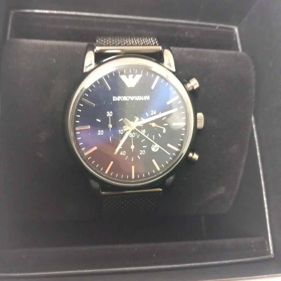 BOXED EMPORIO ARMANI WRIST WATCH