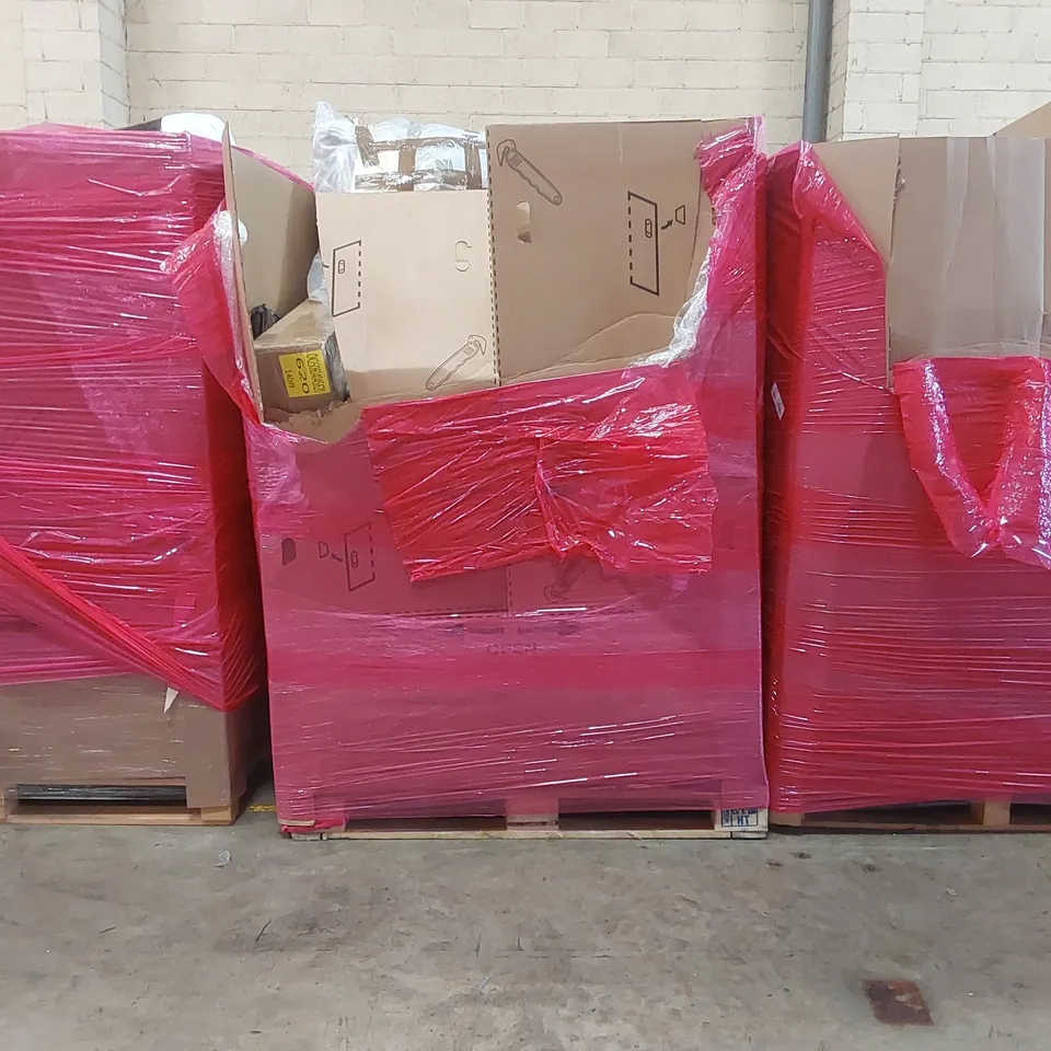 PALLET OF ASSORTED ITEMS INCLUDING: COUNTERTOP DISHWASHER, MATTRESS/TOPPER (NOT SPECIFIED), MOP ECT