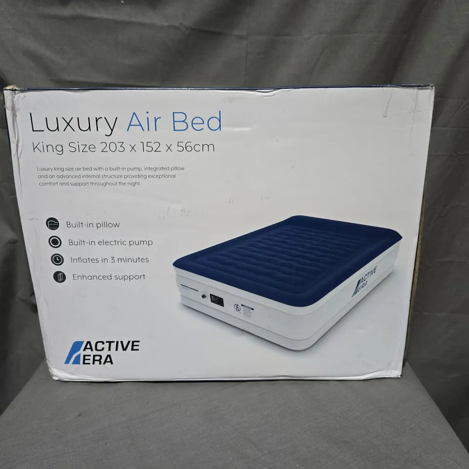 BOXED ACTIVE ERA LUXURY AIR BED - KING SIZE