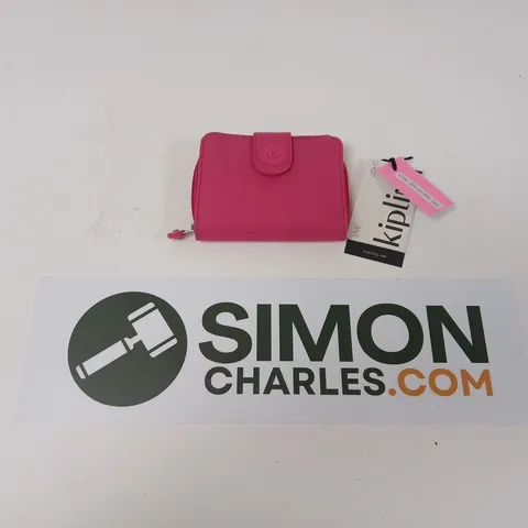 KIPLING PREMIUM NEW MONEY PURSE - RIPSTOP PINK