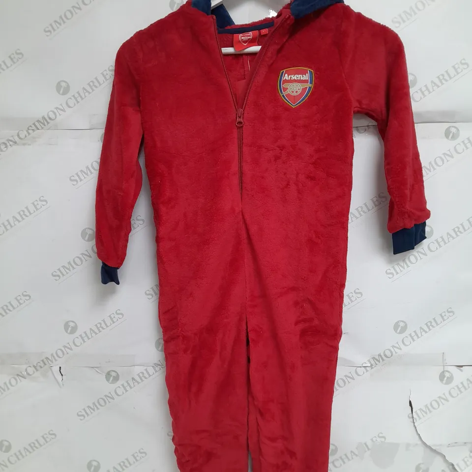 ARSENAL 6-7 KIDS FLEECE ALL-IN-ONE RED 