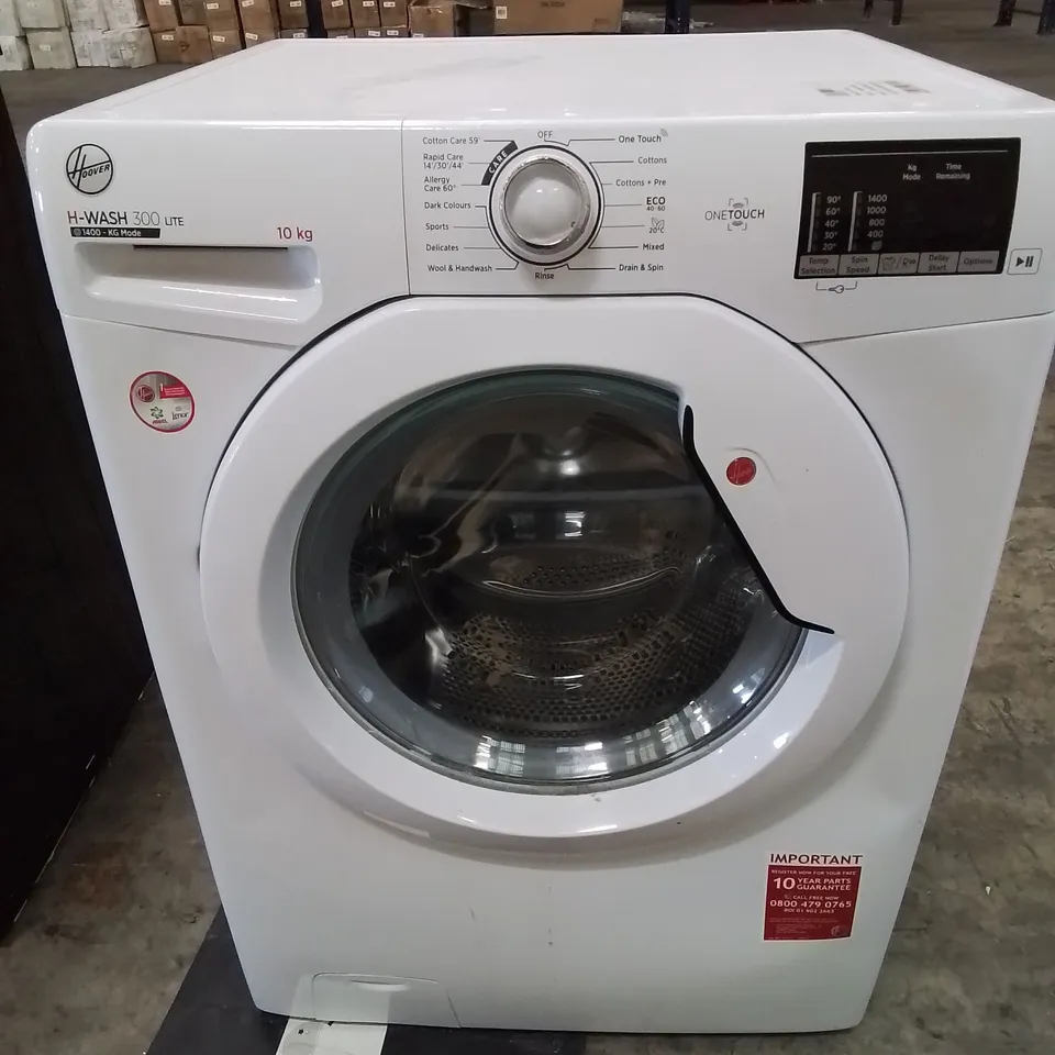 HOOVER H-WASH 300 FREESTANDING 10KG WASHING MACHINE IN WHITE -COLLECTION ONLY-