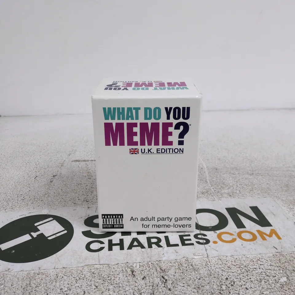 WHAT DO YOU MEME? UK EDITION ADULT PARTY GAME