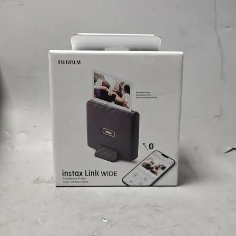 BOXED FUJIFILM INSTAX LINK WIDE SMARTPHONE PRINTER