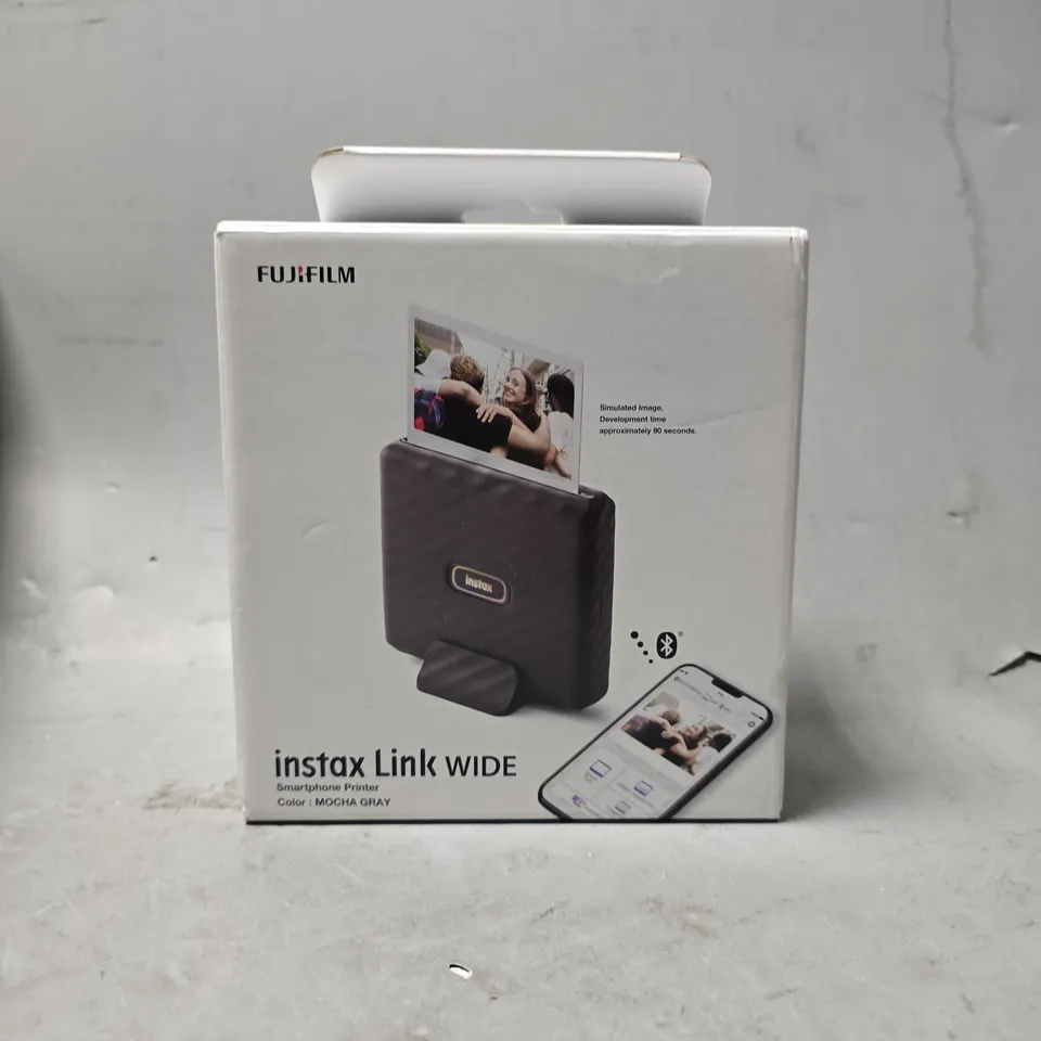 BOXED FUJIFILM INSTAX LINK WIDE SMARTPHONE PRINTER