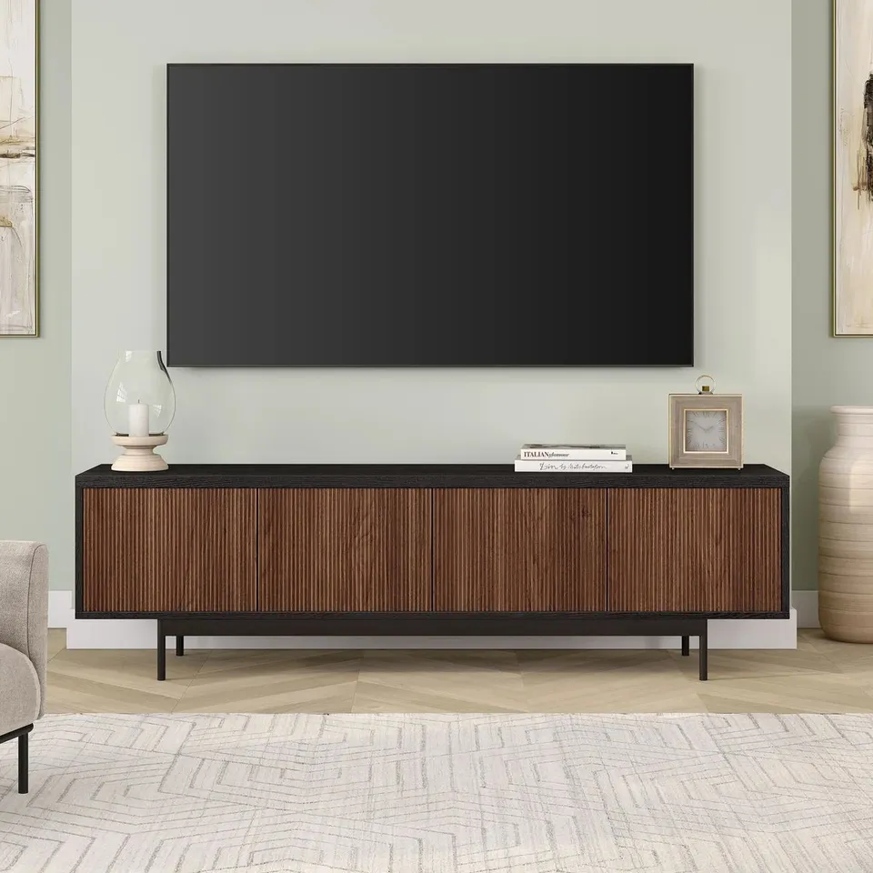 BOXED JAIONA RECTANGULAR TV STAND FOR TVS UP TO 75"