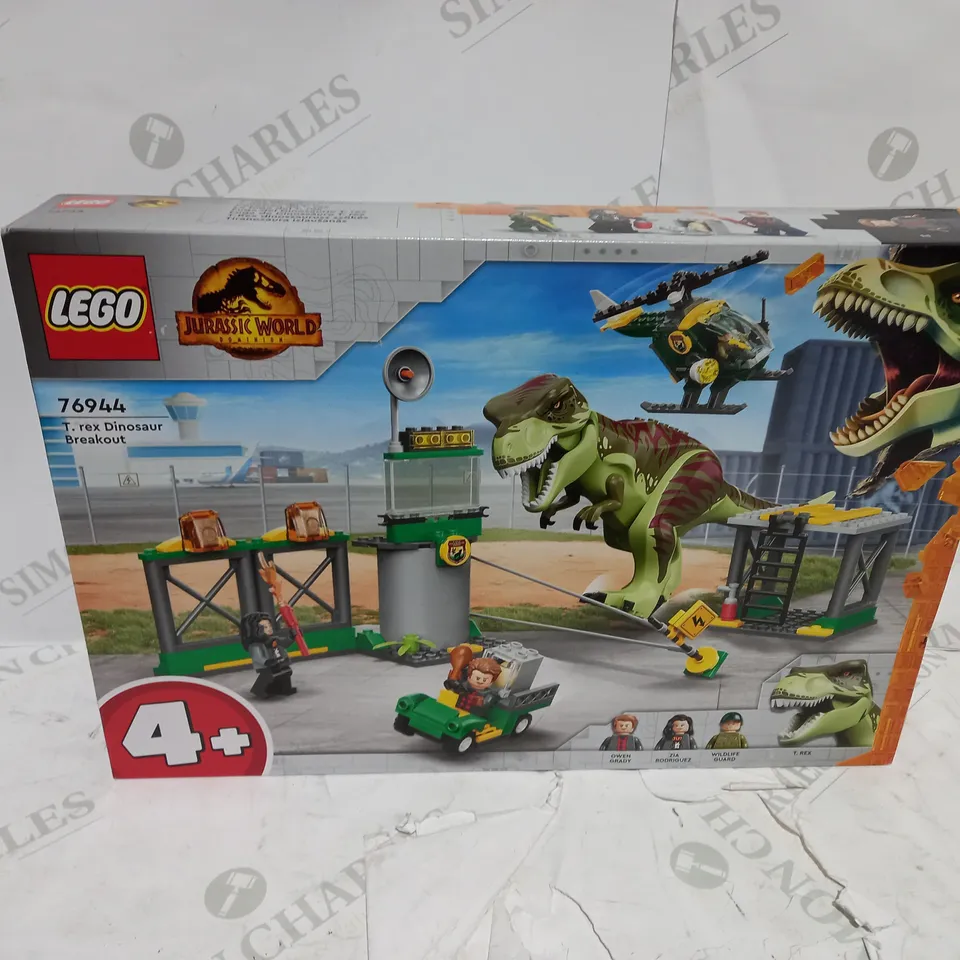 LEGO JURASSIC WORLD 76944 T-REX DINOSAUR BREAKOUT AGES 4+
