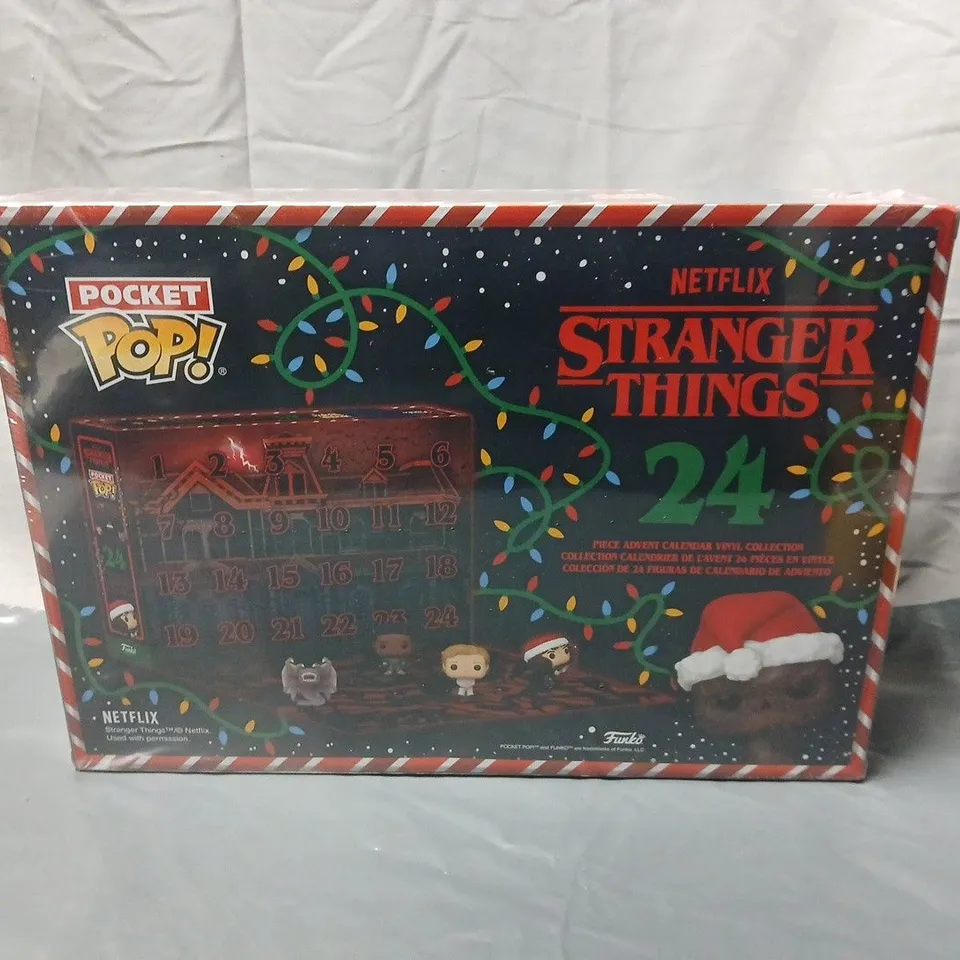 SEALED FUNKO POCKET POP! STRANGER THINGS ADVENT CALENDAR – 24 PIECES