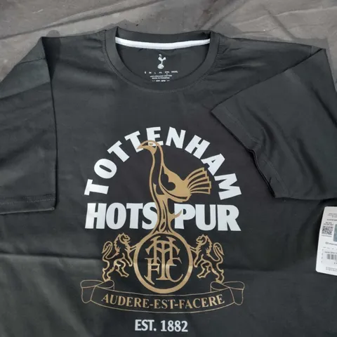 TOTTENHAM HOTSPUR FC T-SHIRT – CHARCOAL SIZE XXL