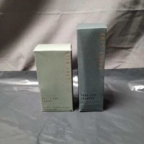 LARRY KING GOOD LIFE SHAMPOO 100ML AND HAIR OIL WITH ROSEMARY 100ML