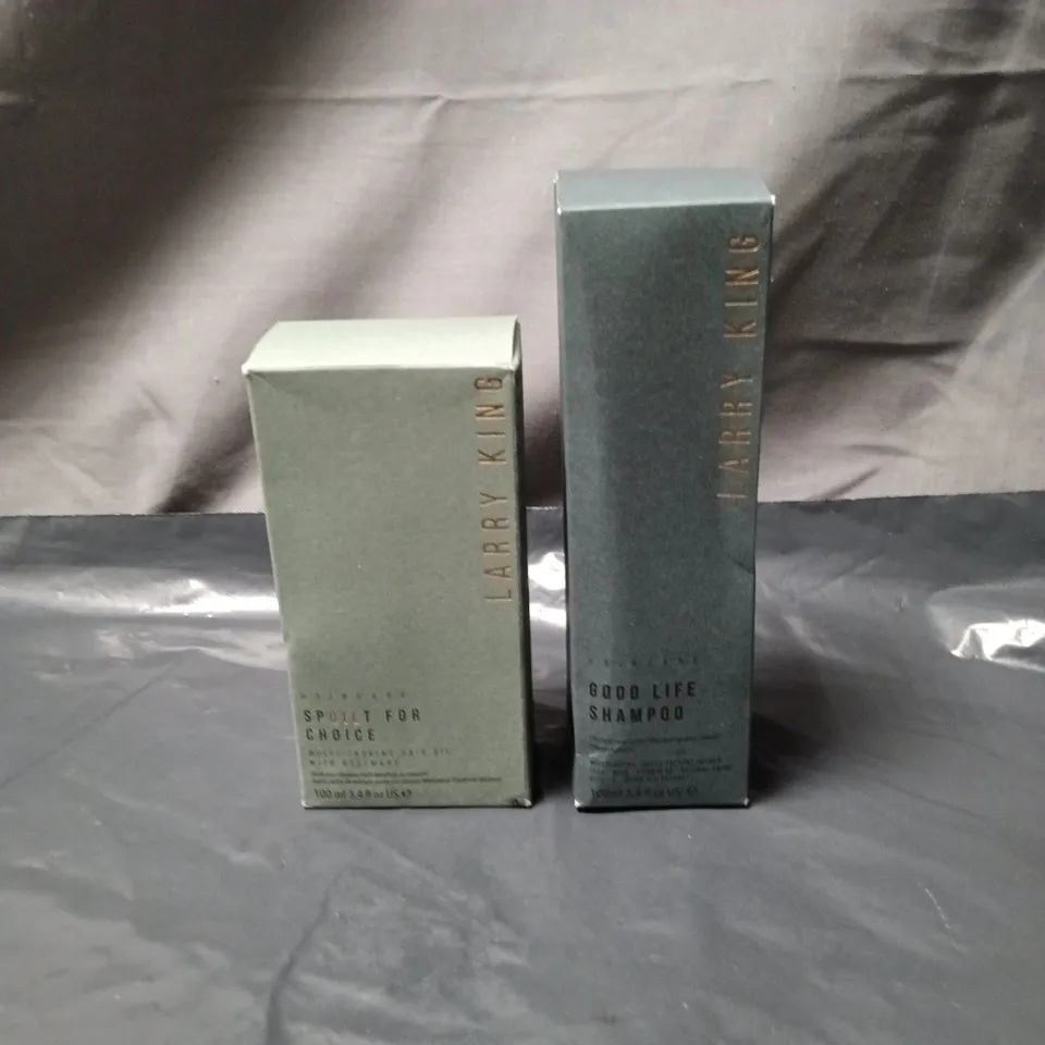 LARRY KING GOOD LIFE SHAMPOO 100ML AND HAIR OIL WITH ROSEMARY 100ML