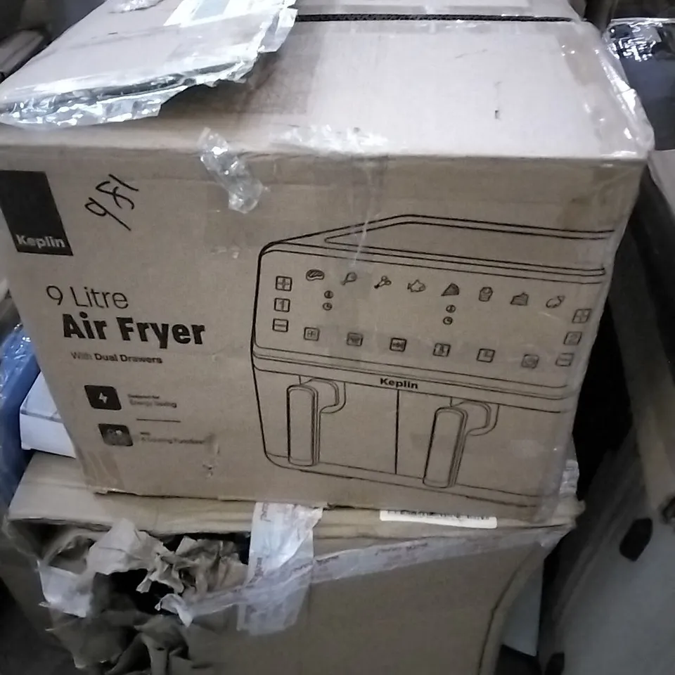 BOXED KEPLIN 9L DUAL DRAW AIR FRYER 