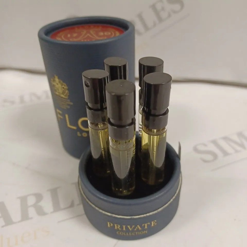 BOXED FLORIS LONDON PROVATE COLLECTION 5 X 2ML