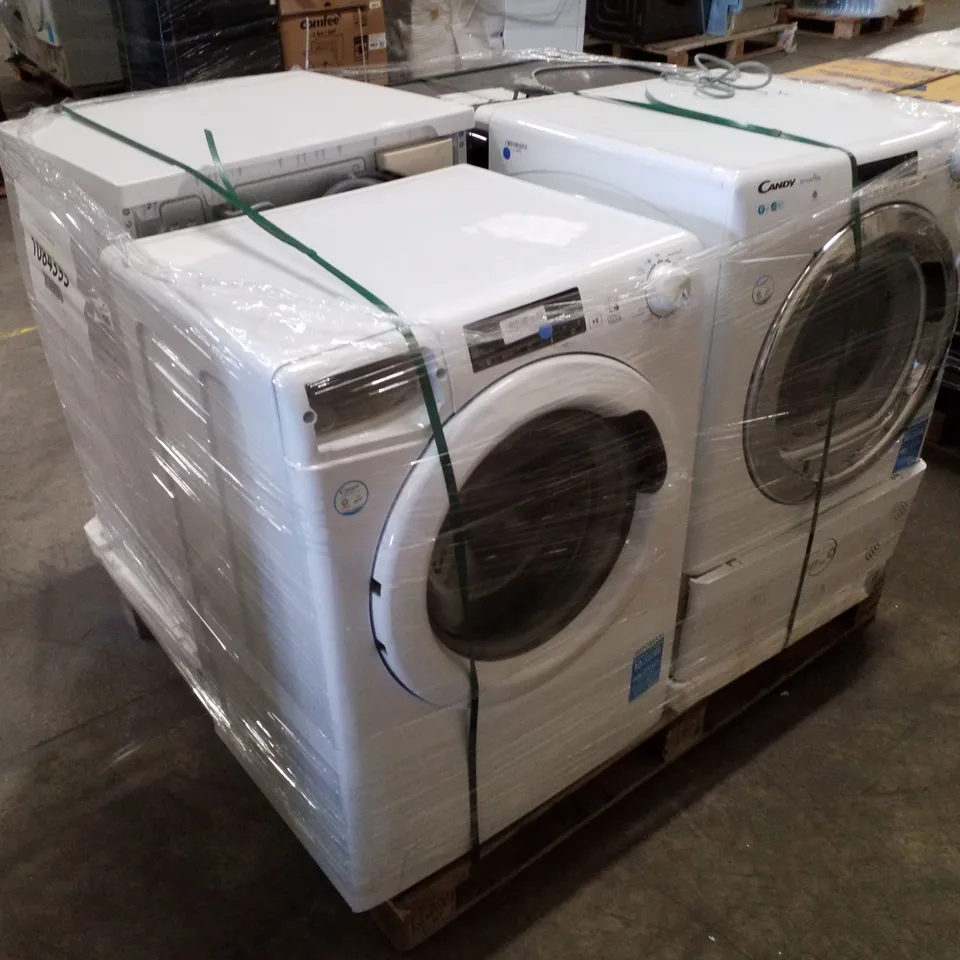 PALLET OF APPROXIMATELY 4 UNPROCESSED RAW RETURN WHITE GOODS TO INCLUDE;
