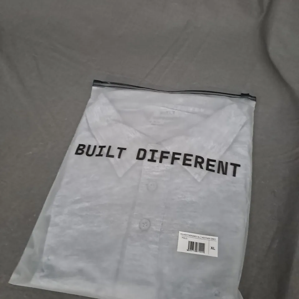 BAGGED BUILT DIFFERENT POLO SHIRT SIZE XL