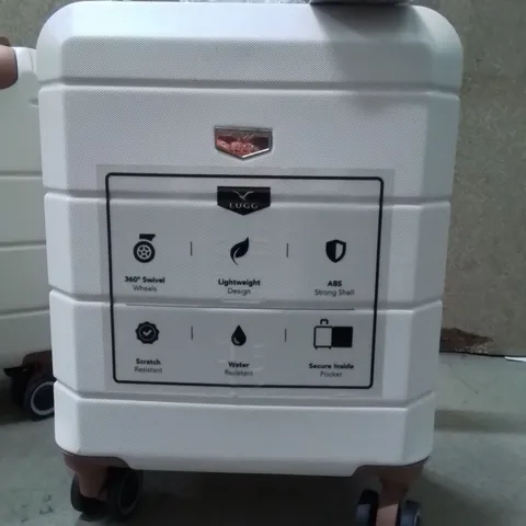 LUGG JETSET CABIN BAG CREAM&BROWN