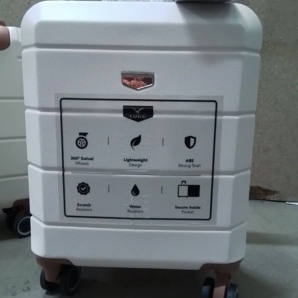 LUGG JETSET CABIN BAG CREAM&BROWN