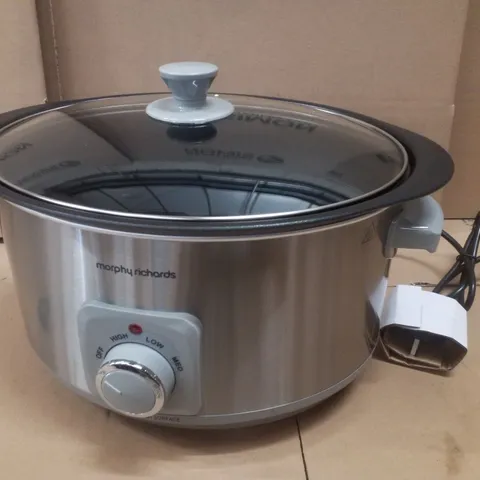 BOXED MORPHY RICHARDS 461014 6.5L SEAR AND STEW SLOW COOKER