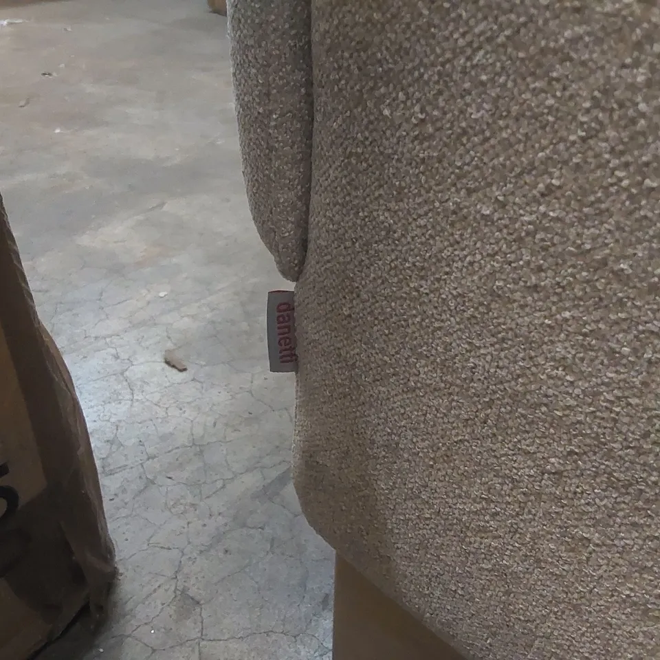 DANETTI FABRIC UPHOLSTERED LOVESEAT 