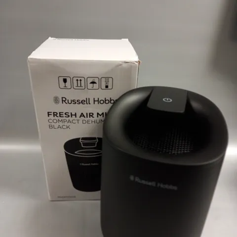 BOXED RUSSELL HOBBS FRESH AIR MINI COMPACT DEHUMIDIFIER