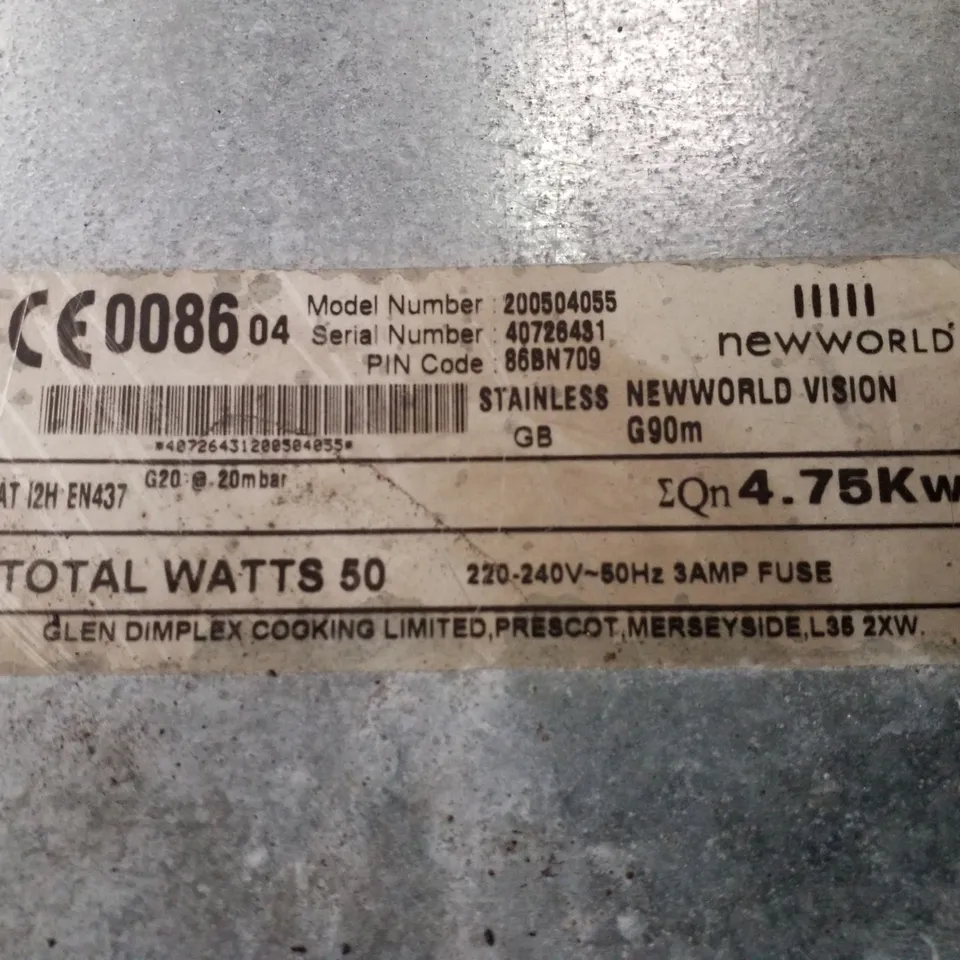 NEW WORLD G90M GYROFLO OVEN
