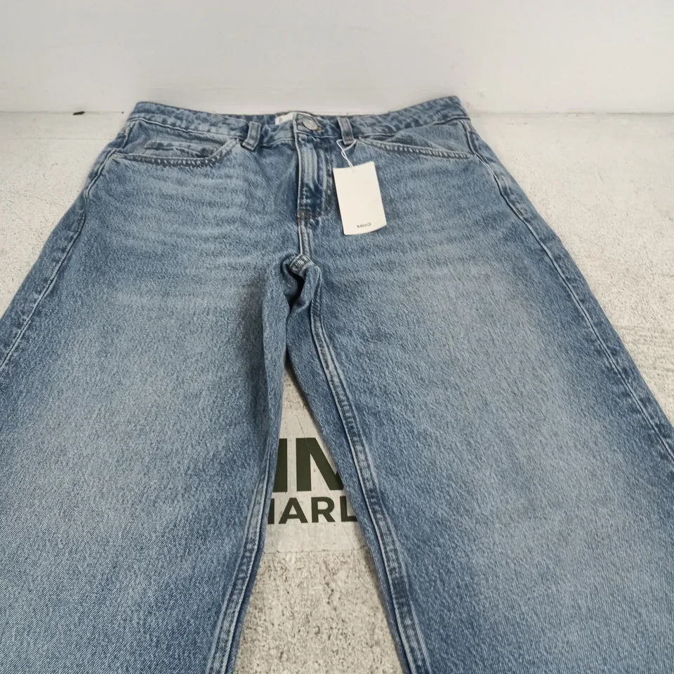 MANGO WOMEN'S JEANS – STRAIGHT, LOW WAIST, FULL LENGTH, EU 38 (US 6)
