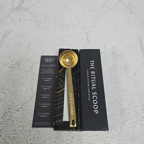THE RITUAL SCOOP – MEASURING SPOON FOR DAILY COLLAGEN SUPPLEMENT DOSES - ANCIENT + BRAVE