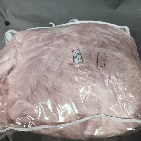 ACRYLIC PATTERNED RUG - DOOR MAT IN PINK/BLONDE