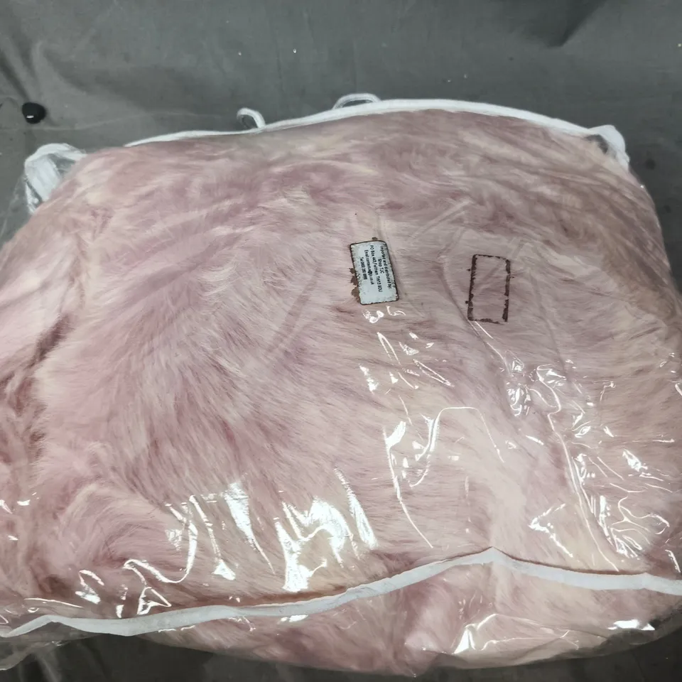 ACRYLIC PATTERNED RUG - DOOR MAT IN PINK/BLONDE