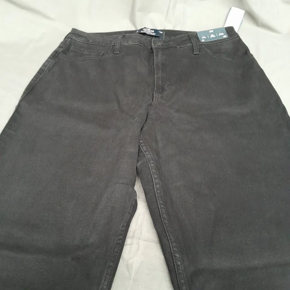 HOLISTER DAD BLACK DENIM JEANS - 14R