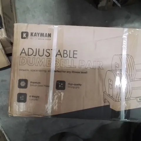 KAYMAN ADJUSTABLE DUMBELL PAIR