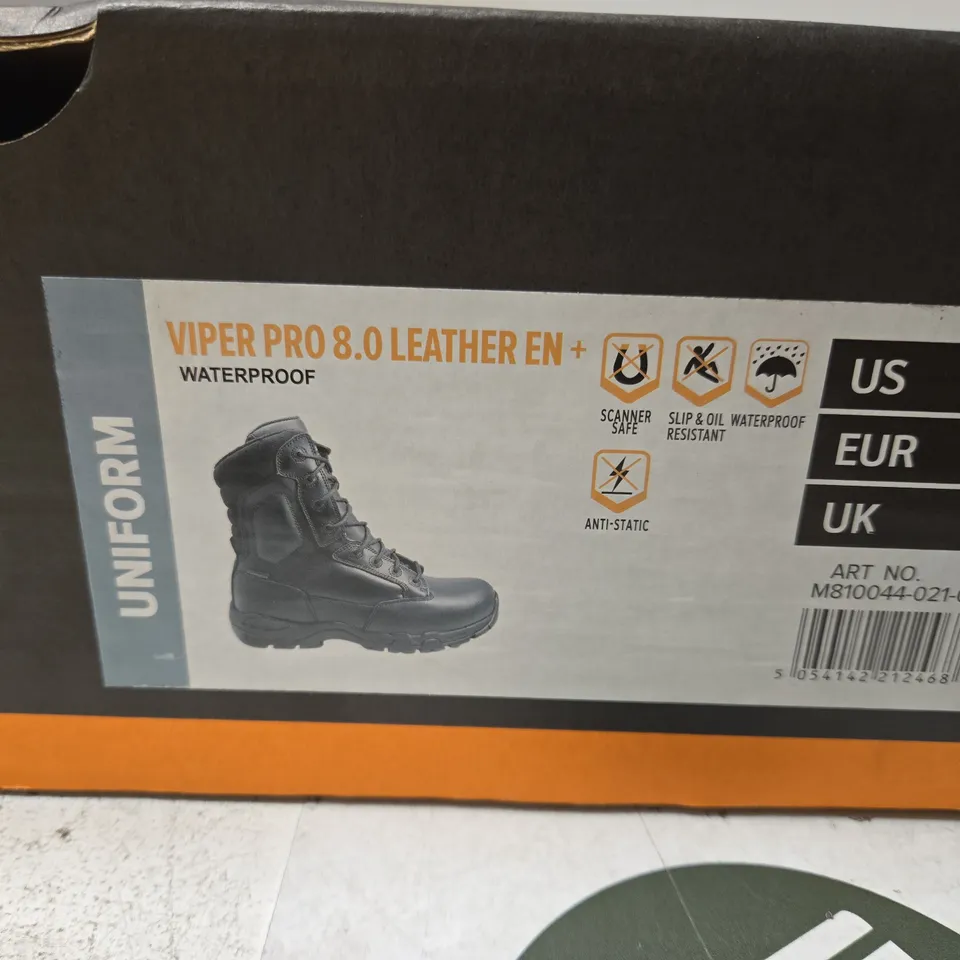 BOXED MAGNUM VIPER PRO 8.0 LEATHER EN+ SAFETY BOOTS, UK 11