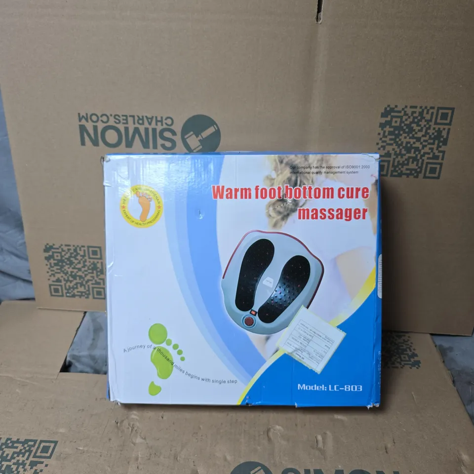 WARM FOOT MASSAGER – MODEL LC-803 (BOXED)