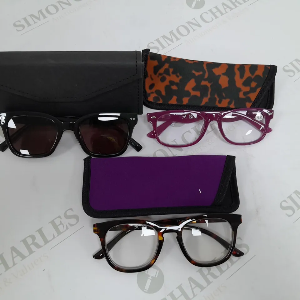 HUMMINGBIRD SUNGLASSE AND READING GLASSES 