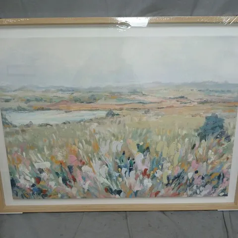 MEADOW FIELD LANDSCAPE CAPPED PRINT CANVAS