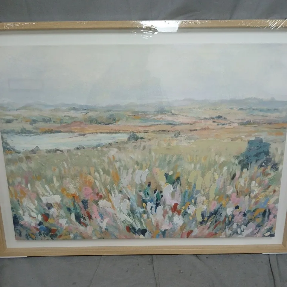 MEADOW FIELD LANDSCAPE CAPPED PRINT CANVAS 