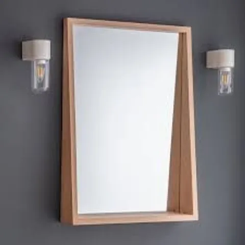 BOXED SOUTHBOURNE WALL MIRROR LARGE, BEECH
