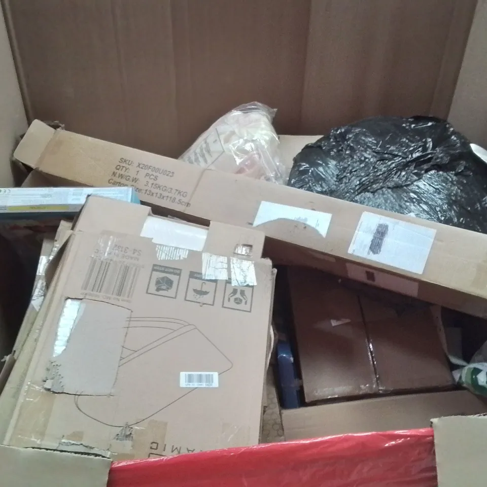 PALLET CONTAINING ASSORTED PRODUCTS INCLUDING: ELECTRIC BLANKETS, MATTRESS TOPPER, ROLLER BLINDS, KIDS SPINNING STOOL ECT
