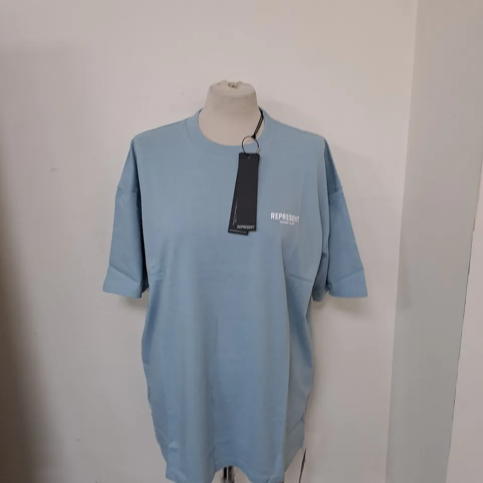 REPRESENT OWNERS CLUB T-SHIRT POWDER BLUE - MEDIUM 