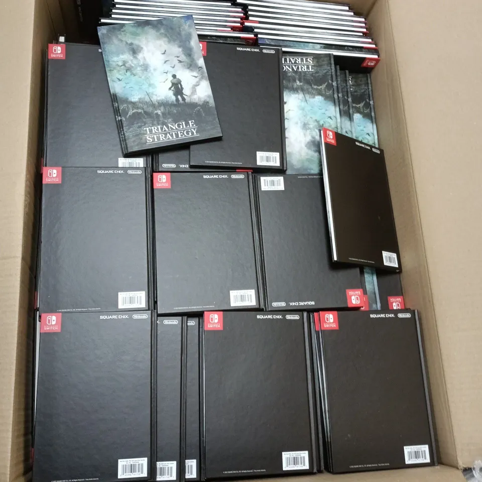 APPROXIMATELY 50 TRIANGLE STRATEGY – NINTENDO SWITCH BOOKS, LOT OF MULTIPLE COPIES