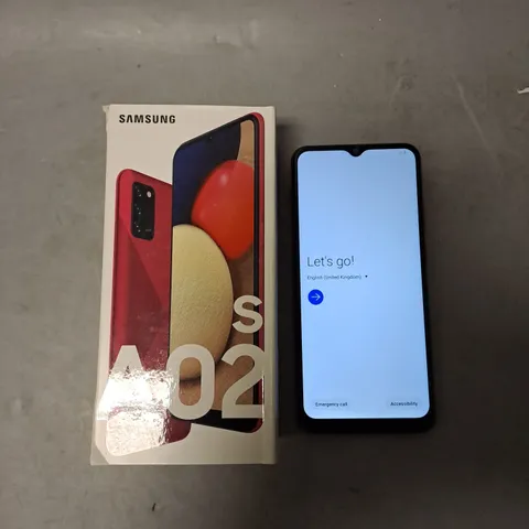 BOXED SAMSUNG GALAXY A02S PHONE 