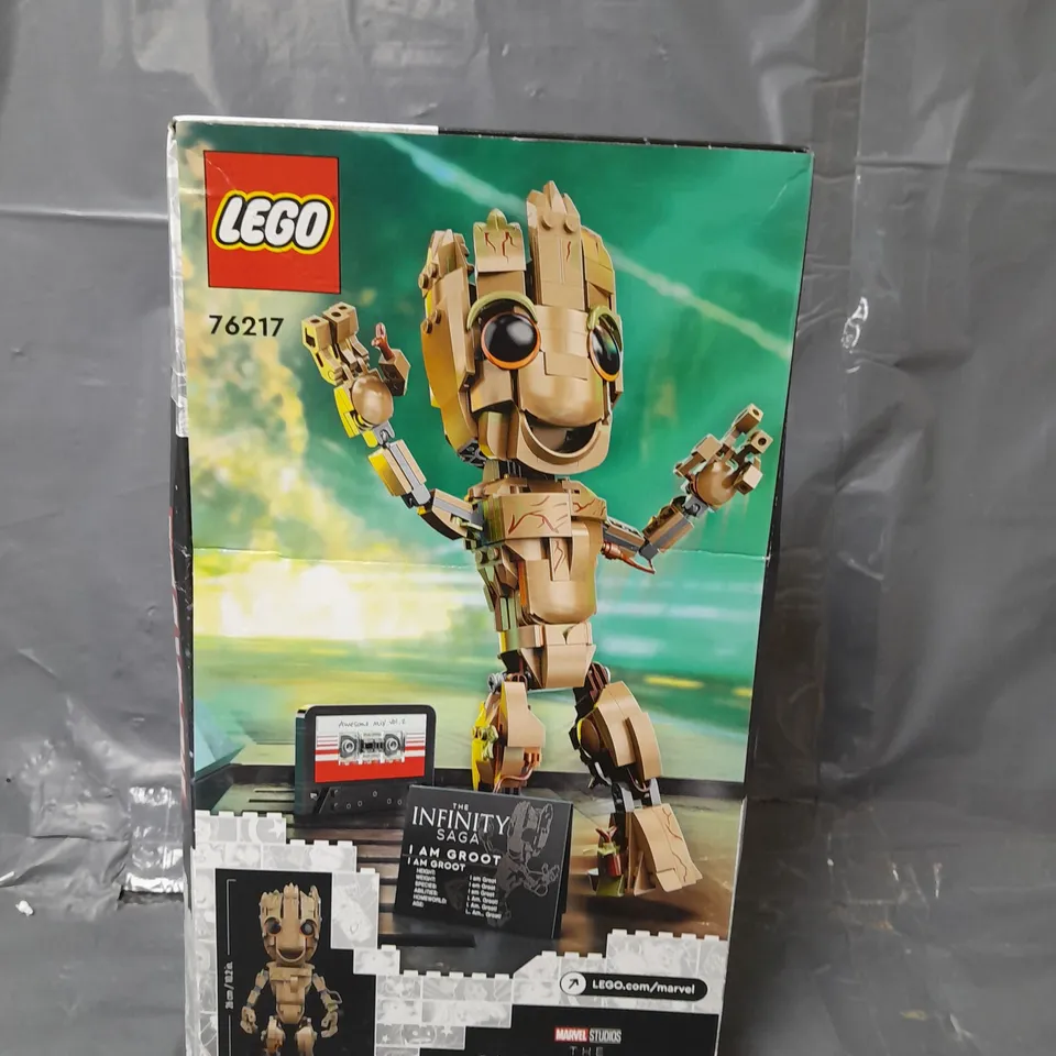 BOXED LEGO THE INFINITY SAGA I AM GROOT 76217 RRP £44.99