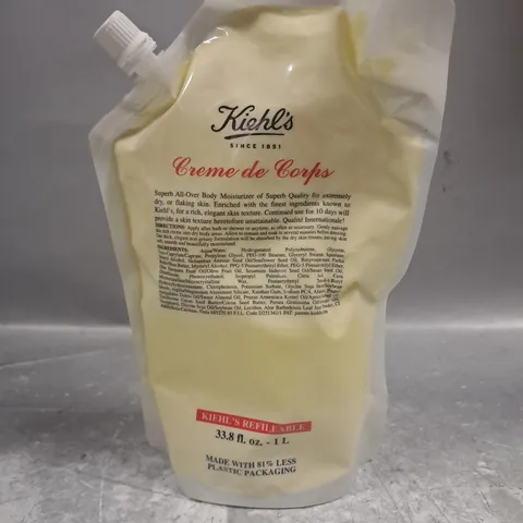 KIEHL'S CRÈME DE CORPS ALL OVER BODY MOISTURISER REFILLABLE 1L